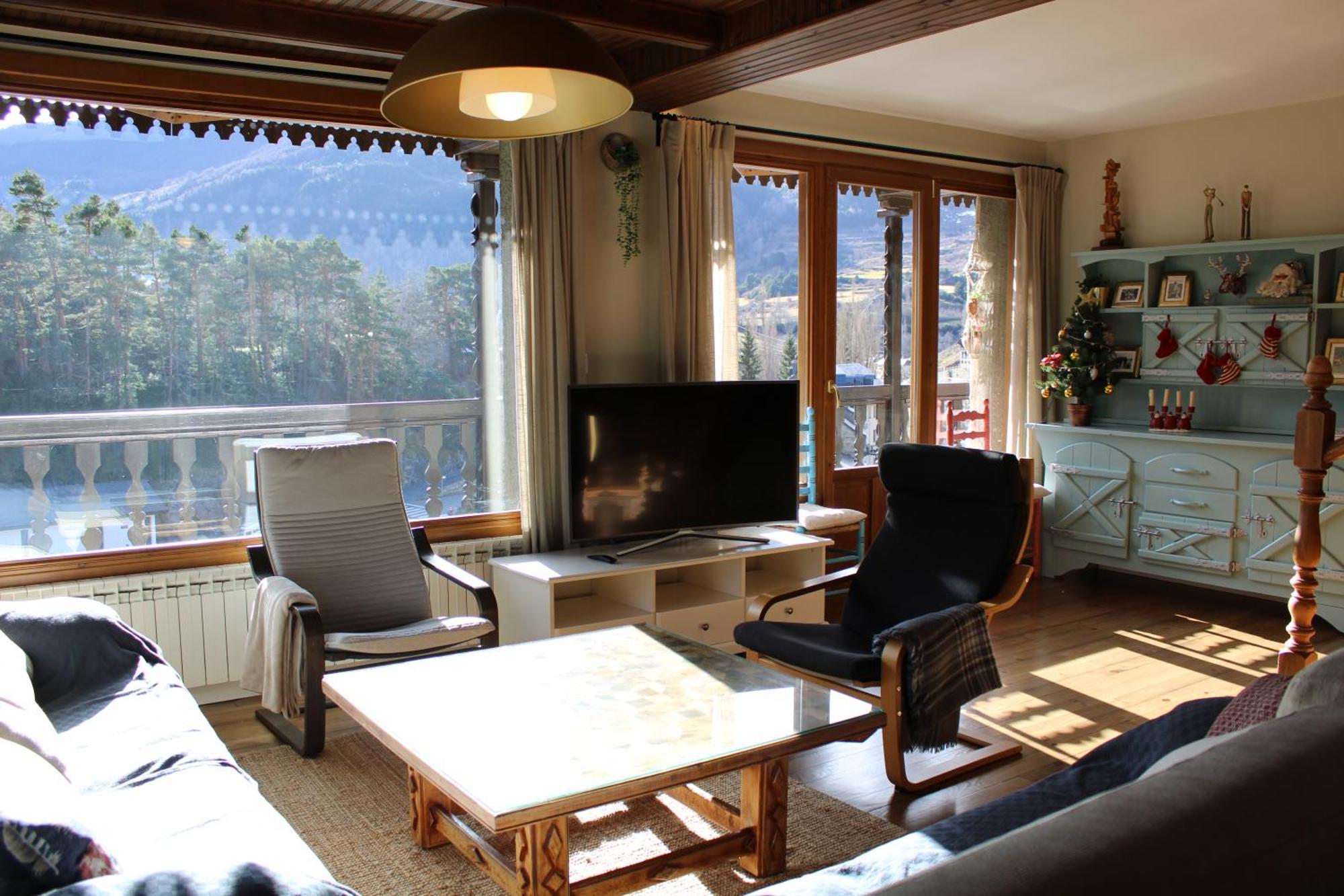 El Balcon Del Garmo Villa Sallent De Gallego Ngoại thất bức ảnh